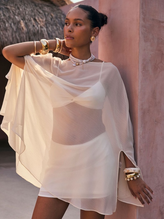 12th Tribe Dresses & Skirts - 12th Tribe White Cape Set